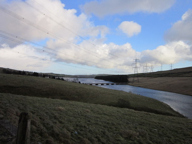 Baitings Reservoir from the Rochdale Road