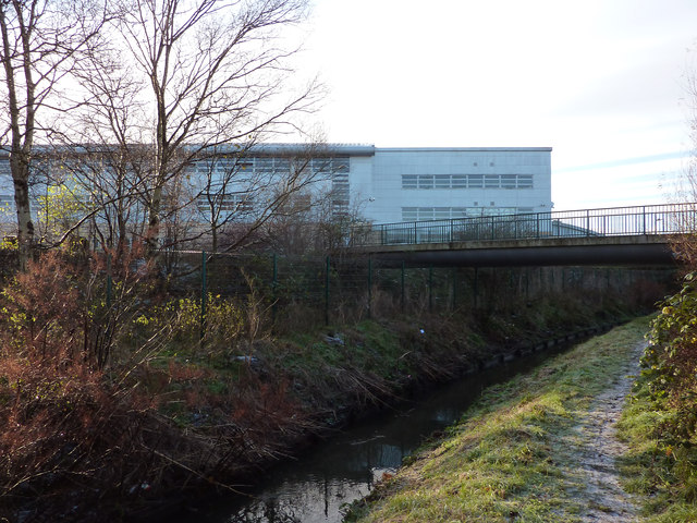 Buildings at Chorlton High School, and... © Phil Champion :: Geograph ...