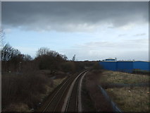 SE3156 : Railway towards Knaresborough by JThomas