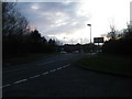 Shackleton Close looking towards the A574