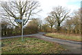 TQ8738 : Road Junction on High Halden road by Julian P Guffogg