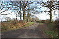 Footpath and drive to Wagstaff Farm