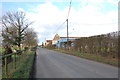 Burnthouse  Lane with unconverted Oast House near Headcorn Aerodrome