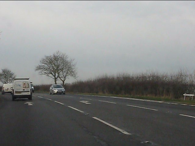 A41 at Donington Lane junction