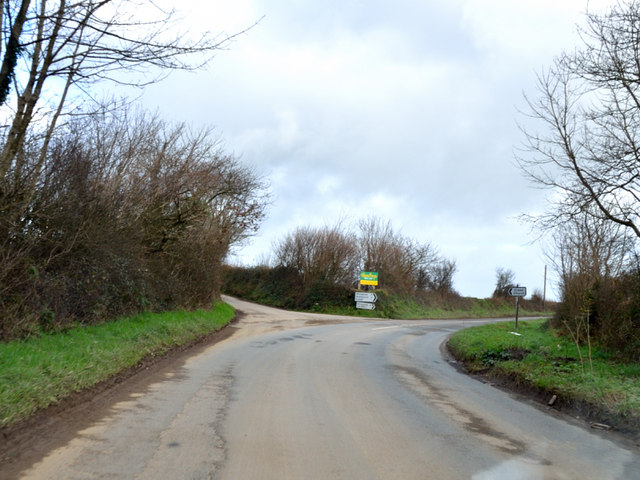 Road Junction on the B3287