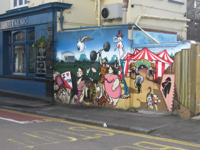 Graffiti, The Hobgoblin pub