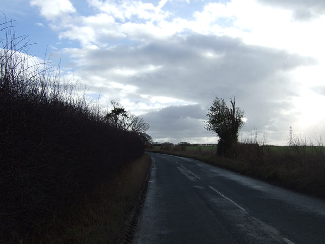 Station Lane towards Burton Leonard