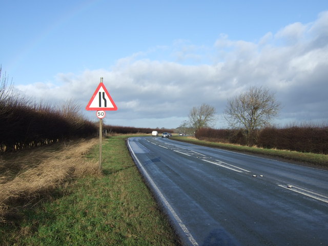 Harrogate Road (A61) heading north towards Ripon