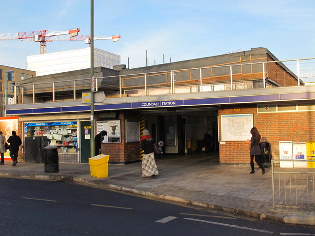 Colindale tube station entrance