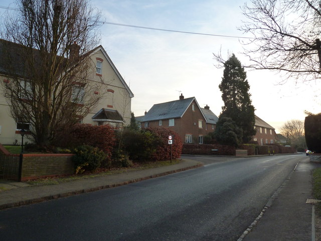 Looking back towards the junction of Maltby's with the B3006