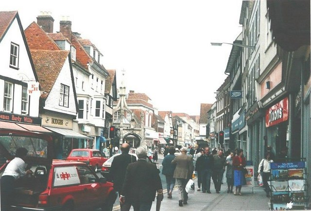 Silver Street, Salisbury in 1988