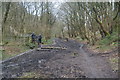 Mountain bikers on the Irwell Sculpture Trail