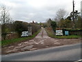 Entrance to Rockfield Studios near Monmouth