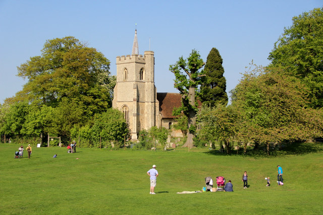 An English Scene, Knebworth, Hertfordshire