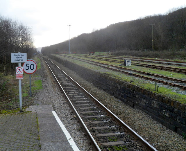 A view SE from Treherbert railway station