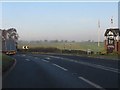 SJ5559 : Panorama from the A49 at The Wild Boar restaurant by Peter Whatley