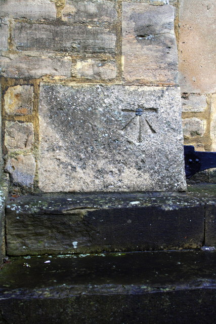 Benchmark on County Hall, New Road