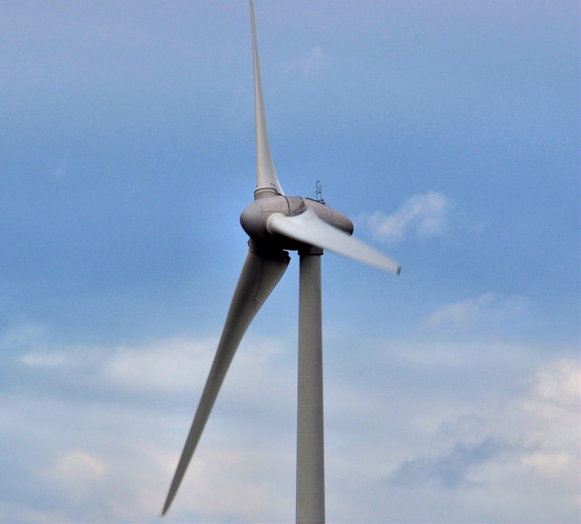 Wind turbine, Mallusk, Newtownabbey (2) © Albert Bridge cc-by-sa/2.0 ...