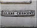 Sign for Glebe Crescent, NW4