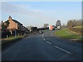 Isolated house beside the A49