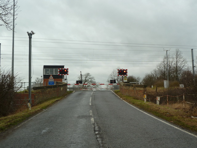 Everton Crossing on Tempsford Road, near Everton