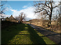 Minor road passing Greenhead Farm