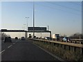 SJ5991 : M62 motorway west of junction 9 by Peter Whatley