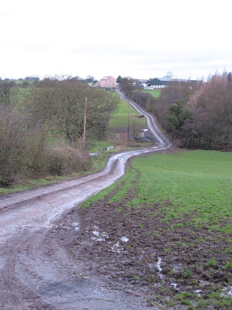 Track and prow to Parks Farm