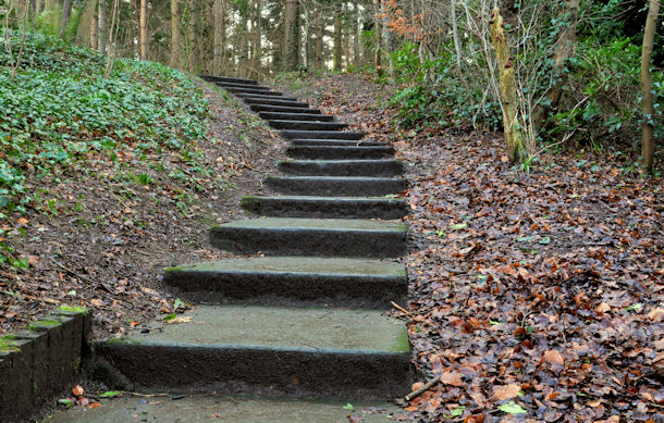 Steps, Glenlyon, Holywood (1)