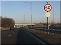 Speed limit changes on the A580