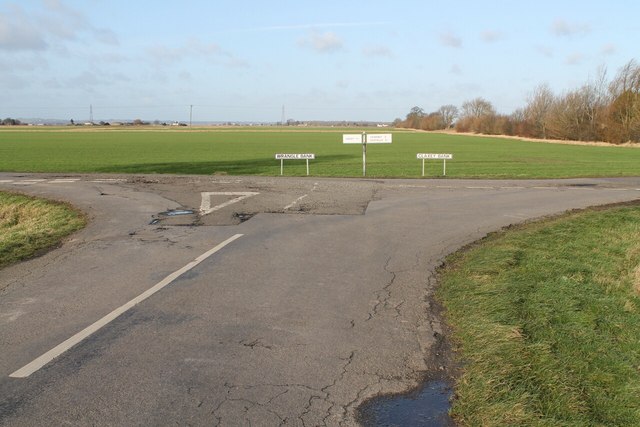 Junction of Ivery Lane, Claxy Bank and Wrangle Bank