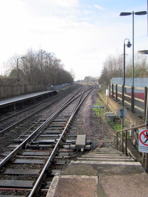 Bromsgrove Station South From Platform One