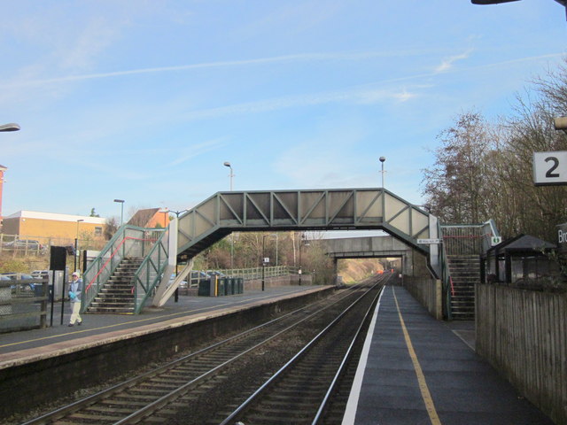 Bromsgrove Station Footbridge Looking North