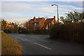 Wigshaw Lane at the junction with Glaziers Lane