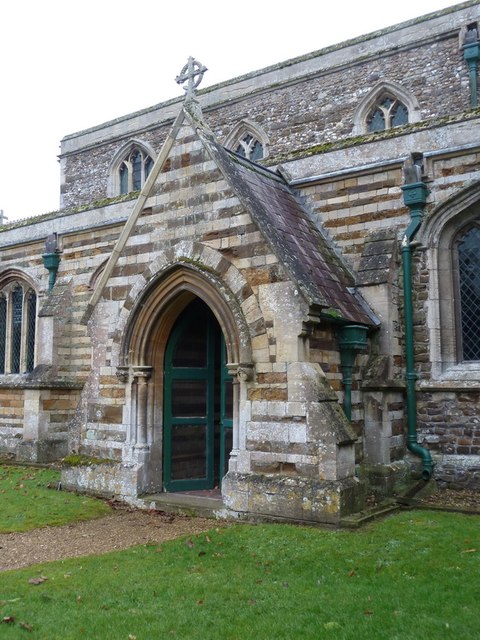 The Parish Church of St Peter, Tempsford, Porch
