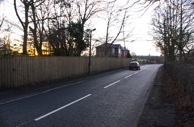 The lane by Middleton Hall