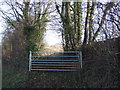 Field entrance off Potterton Lane