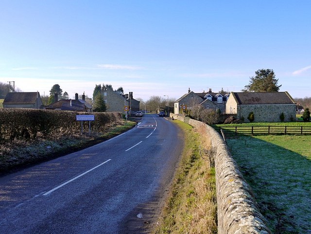 Bridge End, Stamfordham from the east