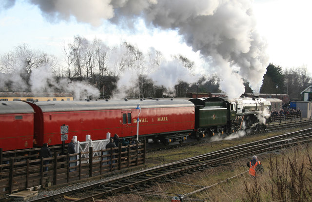 The south end of Quorn & Woodhouse Station