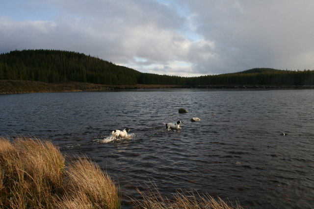 A view to the south of Loch Dallas