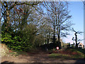 Entrance to Bridleway to Four Barrows, Aldbourne