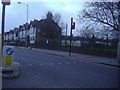 Traffic lights on Lower Addiscombe Road