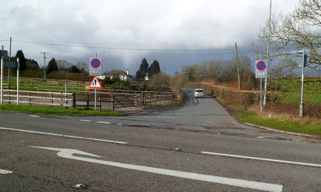 Road to Welsh St Donats from the A48