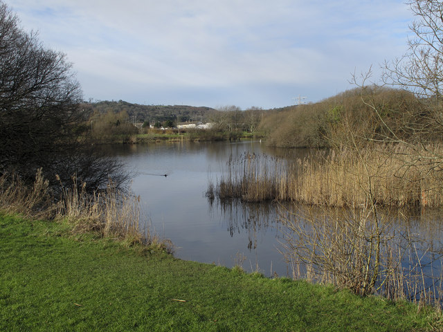 Old Castle Lake, Llanelli © Guy Butler-Madden :: Geograph Britain and ...