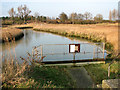 TM3643 : Sluice by Hollesley pumping station by Evelyn Simak