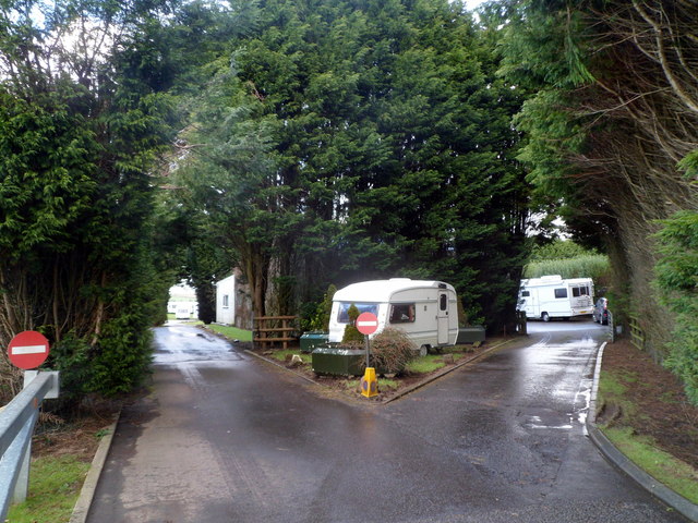 Entrance to Caravan Hospital near St Hilary