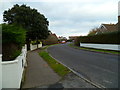 Bend on Vincent Road in Selsey