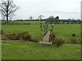 Footbridge over stream near Bailton