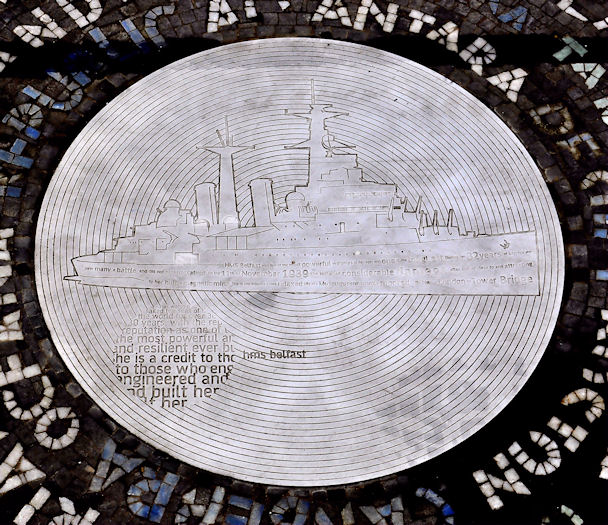 HMS "Belfast" plaque, Belfast