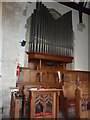 SU4250 : St Peter's at St Mary Bourne- organ by Basher Eyre